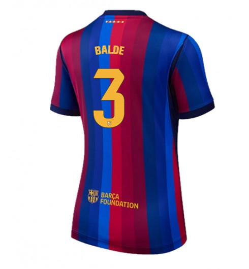 Barcelona Alejandro Balde #3 Domácí Dres pro Dámské 2026-27 Krátký Rukáv Barcelona Alejandro Balde #3 Domácí Dres pro Dámské 2026-27 Krátký Rukáv